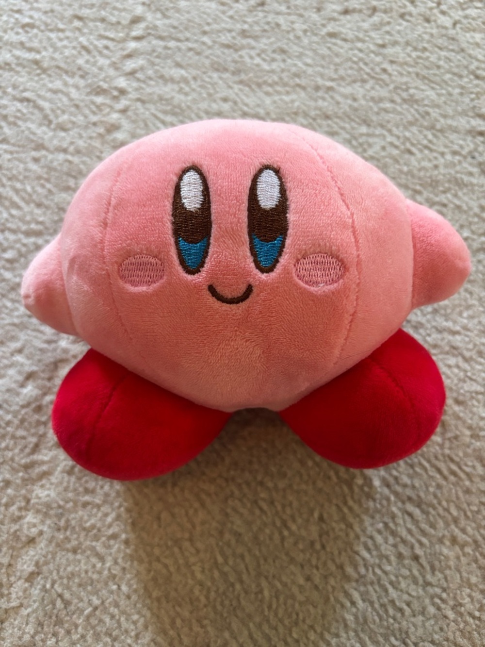 Kirby Plush - Pink Body with Red Feet
